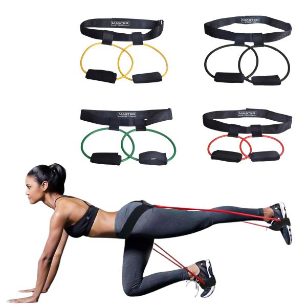 Master Stretch Color-Coded Resistance Bands – 3 Pack (10–30 lb) Strength & Rehab Set